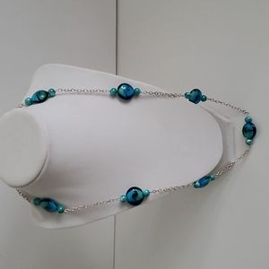 Handcrafted Glass Bead Necklace